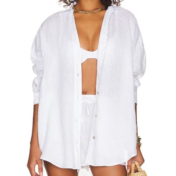 L*Space Rio Tunic White size XL - Picture 1 of 9